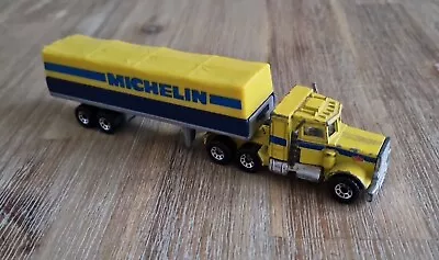 Matchbox Convoy Peterbilt Truck Michelin Tyres Cosworth Colours Vintage 1981 • $12.42