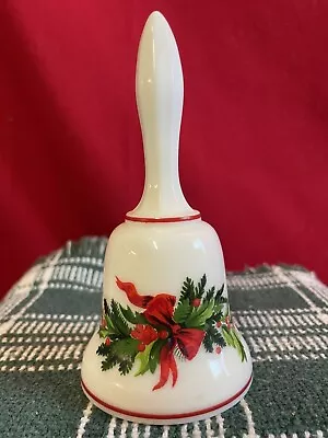 Vtg Westmoreland Milk Glass Christmas Bell 1970's 5.5  • $5