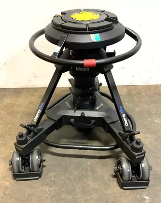 Vinten Osprey Elite 2 Stage Tripod Steering Studio Camera Pedestal Dolly 202A • $5000