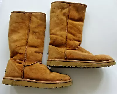 Ugg Women's Boots Brown Classic 5815 UK Size 5.5 • £25