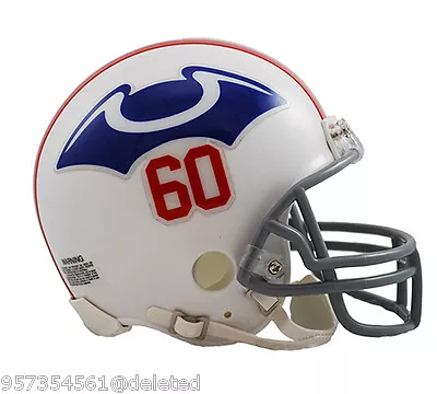 New England Patriots 1960 Mini Football Helmet • $39.95