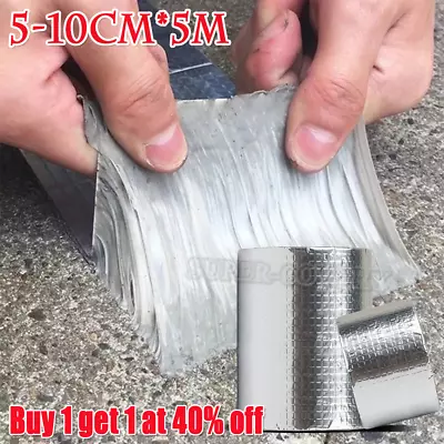 £8.56 • Buy 5M Super Waterproof Tape Butyl M-gic Leak Roof Pipe Repair Tape Adhesive Sealant