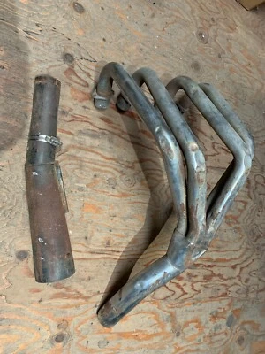 $75 • Buy Vintage 1969 To 1976 Aftermarket Honda CB750 4 Into 1 Exhaust Pipe System CB 750