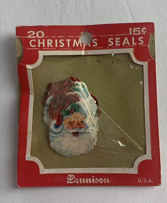 Vintage Christmas Seals Santa Clause • $30