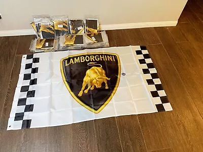 Lamborghini  Logo Banner Flag 3x5FT Motocross Car Show Garage Wall Decor Sign US • $12.97