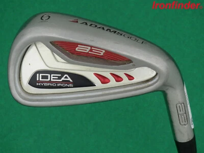 $36.51 • Buy Adams Idea A3 Hybrid Single 6 Iron Steel Shaft Regular Flex Mens Right Handed