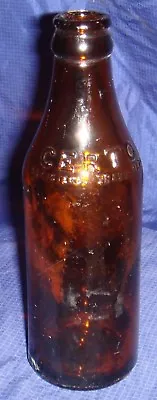 RP1008 Vtg Certo Brown Glass Bottle • $18.17