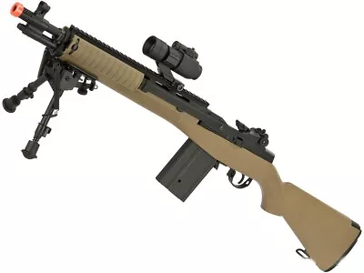 CYMA Matrix Field Ops Series Tactical M14 SOCOM Airsoft AEG Rifle Tan • $309.95