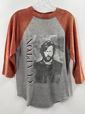 Eric Clapton Men’s “Behind The Sun Tour”  Baseball Tee 1985 Size Medium • $109.97