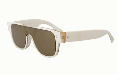 DOLCE & GABBANA Sunglasses DG4356F White Acetate Full Rim Frame Shades • $197.15