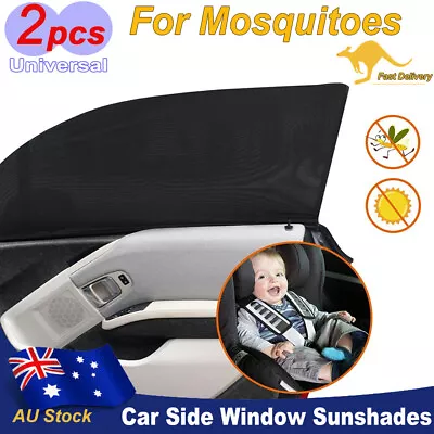 2pcs Side Window Car Sun Shades For Pets Privacy Shade Breathable For Mosquitoes • $18.96