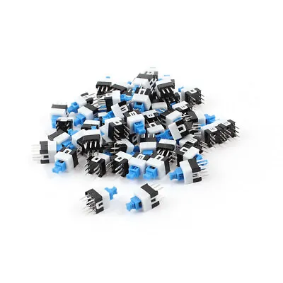 55Pcs 6 Pin Square 7mmx7mm Momentary DPDT Mini Push Button Switch • $8.46