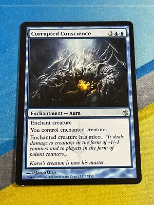 Magic The Gathering MTG Mirrodin Besieged CORRUPTED CONSCIENCE • $1.75