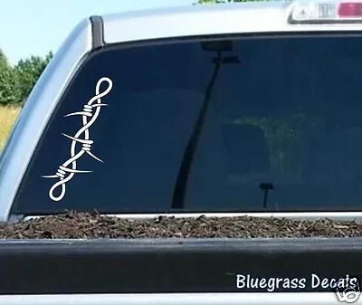 Barb Barbed Wire Decal Sticker Truck SUV Horse Cowgirl Cowboy Tattoo A1129 (3x)  • $9.58