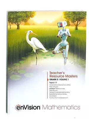 EnVision Math Grade 5 Teacher’s Resource Masters Volume 1 & 2 Homeschool 2020 • $74.99