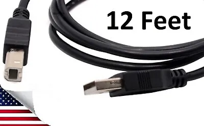 New LONG USB Cable Data Sync Cord Plug For CANON PIXMA Printer :MODELS ## INSIDE • $10