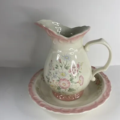 Vintage Small St.Michael Ceramic Jug And Bowl For Dressing Table / Wash Stand • £20