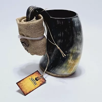 Norse Tradesman Viking Drinking Horn Mug 24oz Beer Mug • $25.49