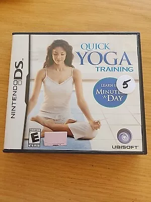 Quick Yoga Training (Nintendo DS 2008)- Y3 • $8