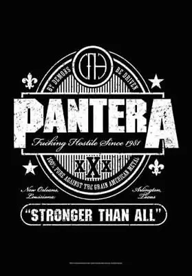 Pantera Band Music Song Hostile Since 1981 Beer Label Fabric Poster Flag 30x40  • $32.54