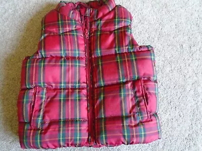 Next Toddler Tartan Padded Gilet Size 9-12mths • £0.99