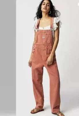 Levi's Vintage Overalls Free People Denim In Dispersed Dye Baked Clay Size M NWT • $80