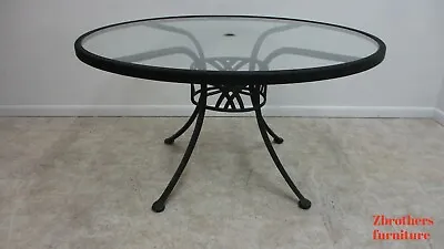 Landgrave Patio Porch Outdoor Round Dining Dinette Table Cast Classics B • $629.10