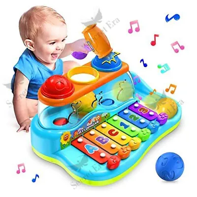 Baby Musical Workbench Toys Tool Bench Set For 1+ 2 Year Old Boys Tool UK • £16.99