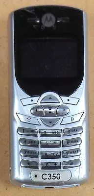 Motorola C350 - Silver And Black ( Rogers ) Very Rare Cellular Phone • $42.49