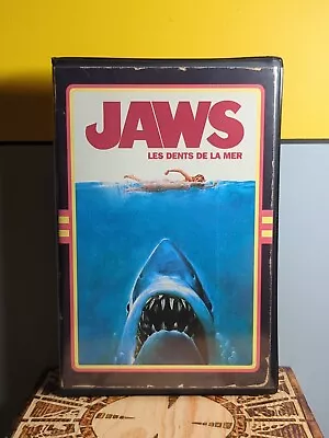 JAWS In Retro VHS Packaging - (Blu-ray Disc 2019) Clamshell Case • £7.69