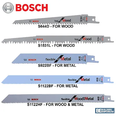 £4.69 • Buy Bosch Reciprocating Sabre Saw Combo S644D, S1531L, S922BF, S1122BF & S1122HF