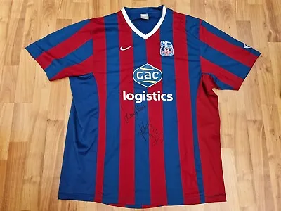 £79.99 • Buy Classic Crystal Palace 2009-2010 Mens Xxl Home Football Shirt Nike Signed