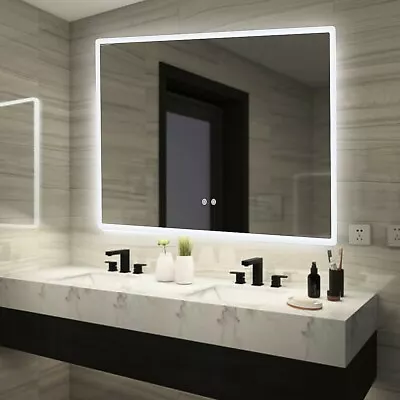 Smart Mirror Bathroom Vanity LED Lighted Wall Mirror 1000x700mm • $302.95