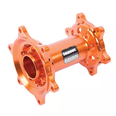 Tusk Impact Motorcycle Hub - Rear Orange For HUSQVARNA TC 50 2017-2023 • $114.21