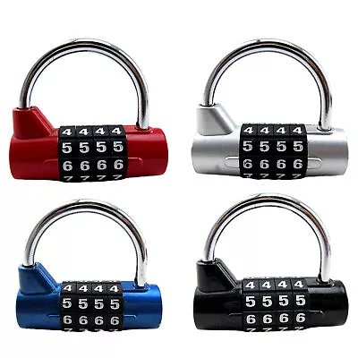 Mini 4 Digit Combination Padlock Outdoor Travel Luggage Safety Password Locker • $9.97