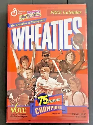 Wheaties Cereal Box MICHAEL JORDAN / BRUCE JENNER / PEYTON Emptied / Resealed • $9.35