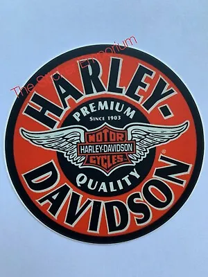 Vintage Harley Davidson Motorcycle Wings Sticker Helmet Tank Toolbox Truck Decal • $5.95