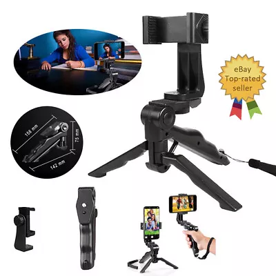 $14.88 • Buy Adjustable Selfie Stick Tripod Desk Holder Mount For Cell Phone Desktop Stand