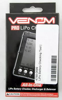 Venom Pro LiPo Battery Checker Discharger & Balancer Tool - Venom #0699 • $19.95