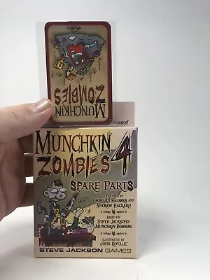 Munchkin Zombies 4 Spare Parts Card Game Expansion New Plus Extra Card • $15