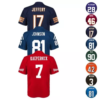 $13.99 • Buy NFL Mid Tier Home Away Team Player Official Jersey Collection Youth (S-XL)