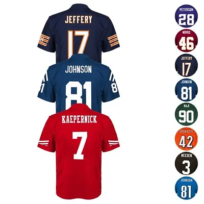 NFL Mid Tier Home Away Team Player Official Jersey Collection Youth (S-XL) • $13.99