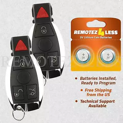 2 For 2014 2015 2016 Mercedes Benz C300 C350 C63 AMG Keyless Remote Car Key Fob • $29.95