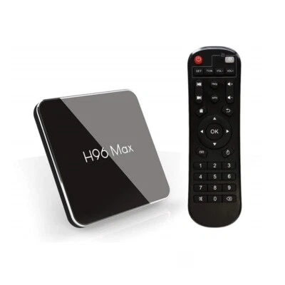 New H96 Max Plus TV BOX Android 9.0 S905X2 Smart Media Player 4GB Ram 64GB Rom • $189.95