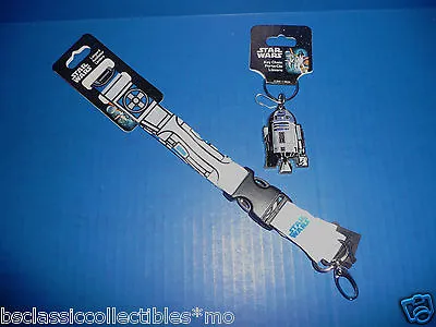 Star Wars R2-D2 Lanyard  + R2-D2 Key Chain New!  • $15.25