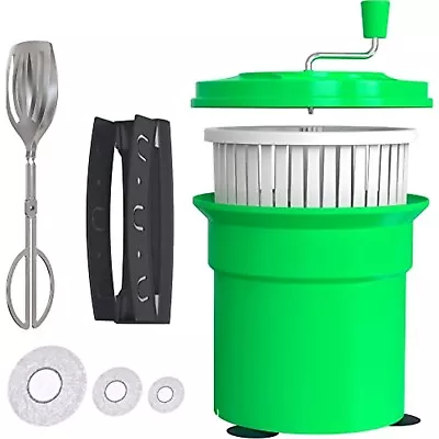 ELIXUM 6.6 Gal 25L Commercial Salad Spinner Jumbo Manual Vegetable Lettuce Dryer • $94.95