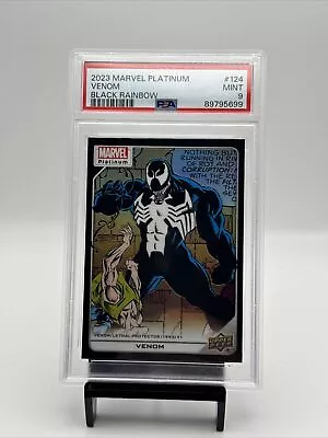 2023 Upper Deck Marvel Platinum Venom #124 Black Rainbow Sp Psa 9 • $120