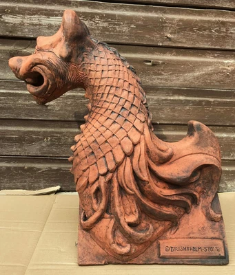 £174.99 • Buy Legend Dragon Decorative Roof Finial 100° Angled Ridge Tile 48cm/19  H 