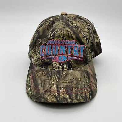 Mossy Oak Country Pink Womens Embroidered Hat Camouflage Strapback Cotton Cap • $13.59