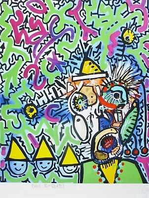 LA II Angel Ortiz PAUL KOSTABI  ALLEN  2021 2 X HAND SIGNED GRAFFITI STREET ART • $345